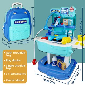 Pretend Play Doctor Toys Medical Kit for Toddler Boys Girls